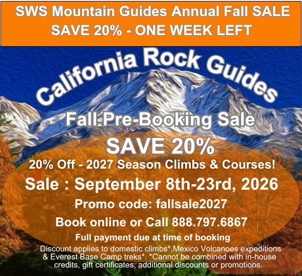 1 Week Left Fall Sale CRG